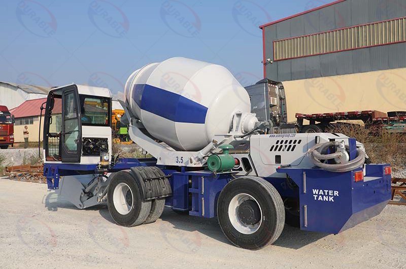 Self-Loading Concrete Mixer
